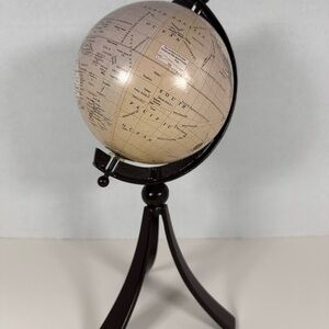 Decorative 11.75" Desktop World Globe with Vintage Look